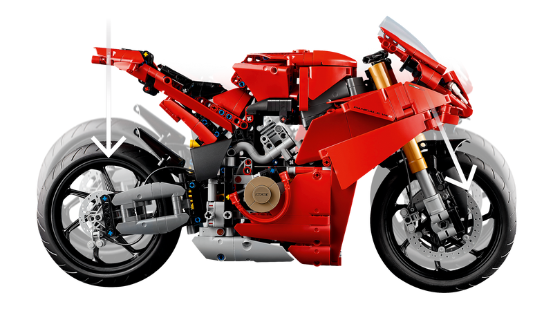 LEGO Technic Ducati Panigale V4 S Motorcycle 1603 Pieces - British product