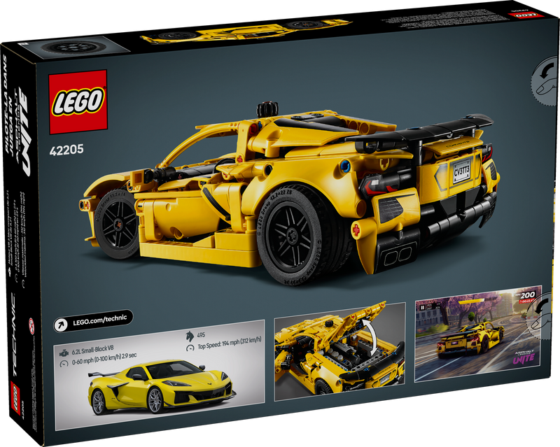 LEGO Chevrolet Corvette Stingray building set 732 pieces - British product