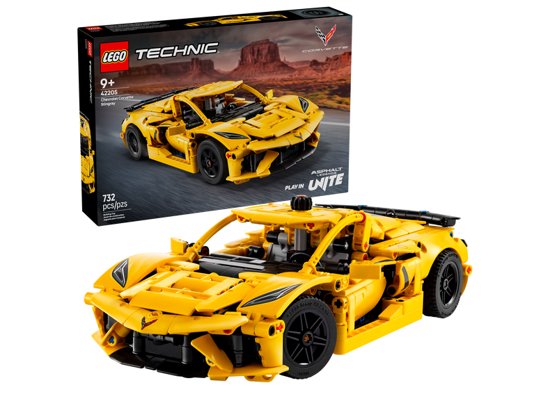 LEGO Chevrolet Corvette Stingray building set 732 pieces - British product
