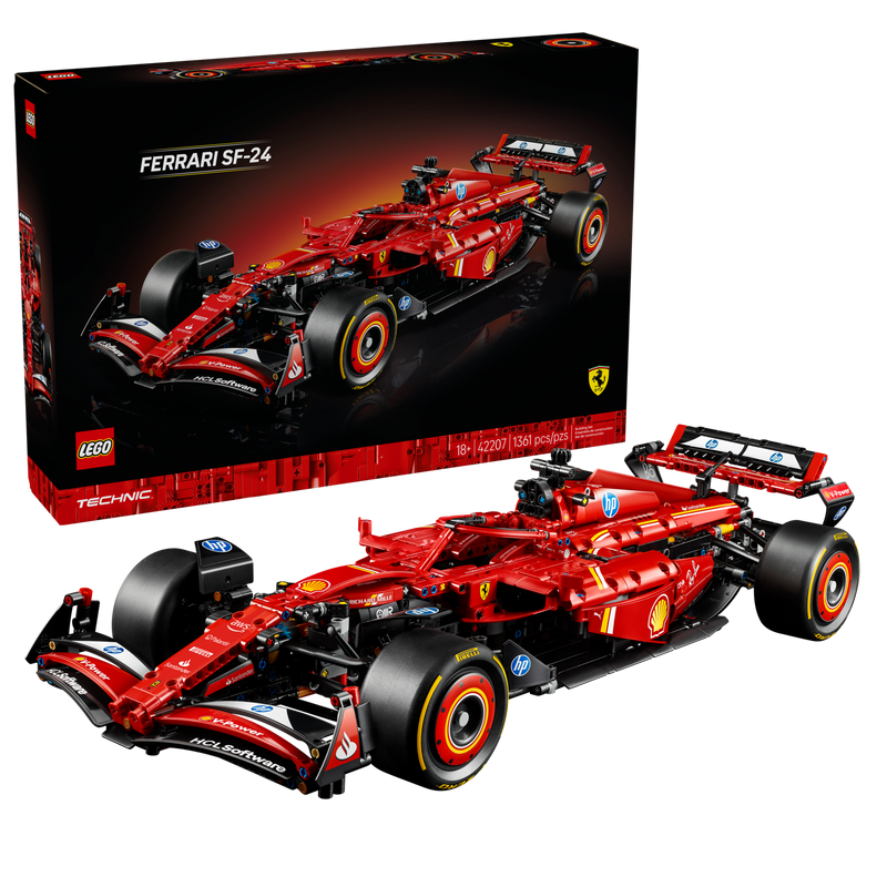 LEGO Ferrari SF-24 F1 Car model 1:8 scale - British product