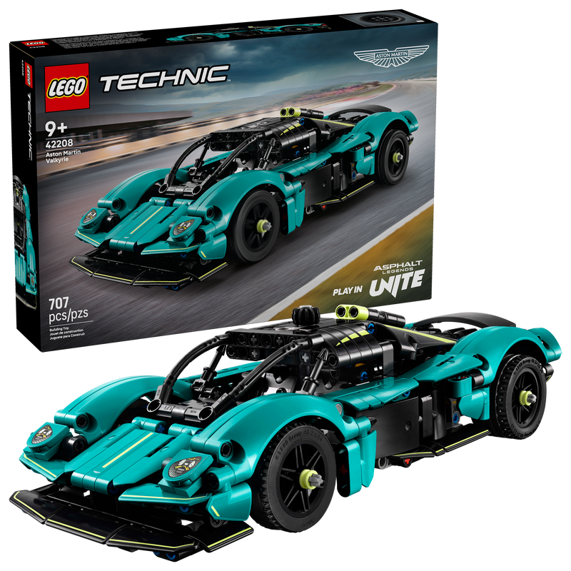 LEGO Technic Aston Martin Valkyrie Model 707 Pieces - British product