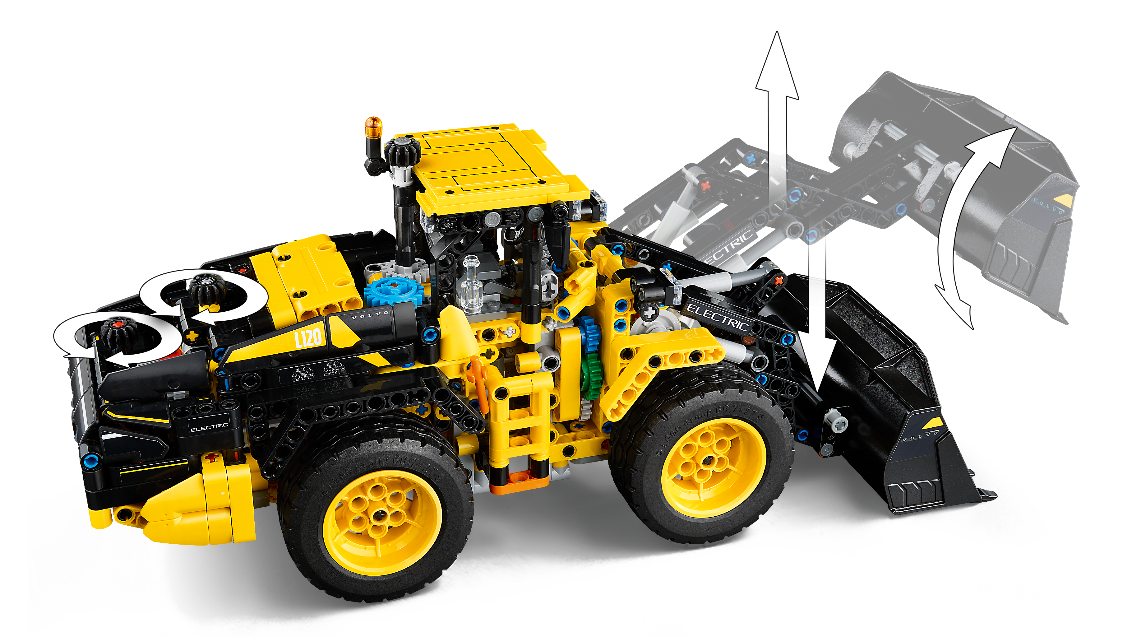 LEGO Technic Volvo L120 Electric Wheel Loader Building Set 973 Pieces , UK version
