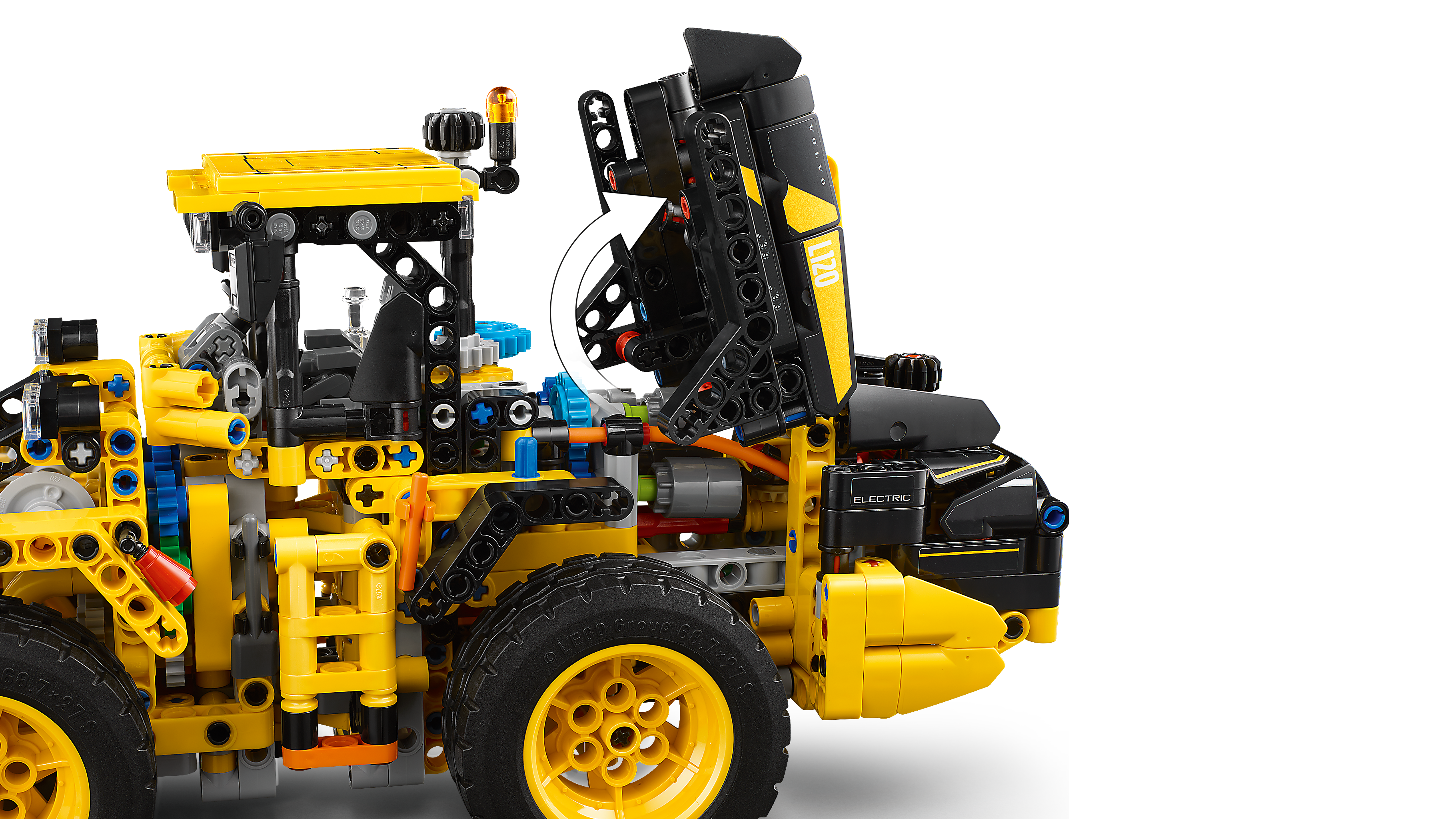 LEGO Technic Volvo L120 Electric Wheel Loader Building Set 973 Pieces , UK version