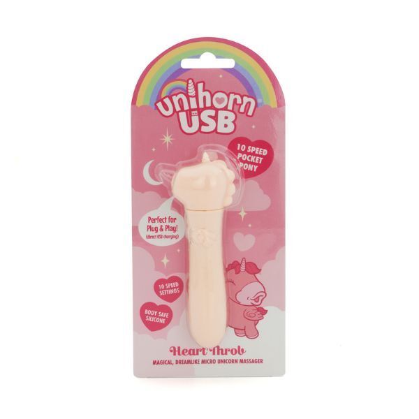 Unihorn Heart Throb USB bullet vibrator - British product