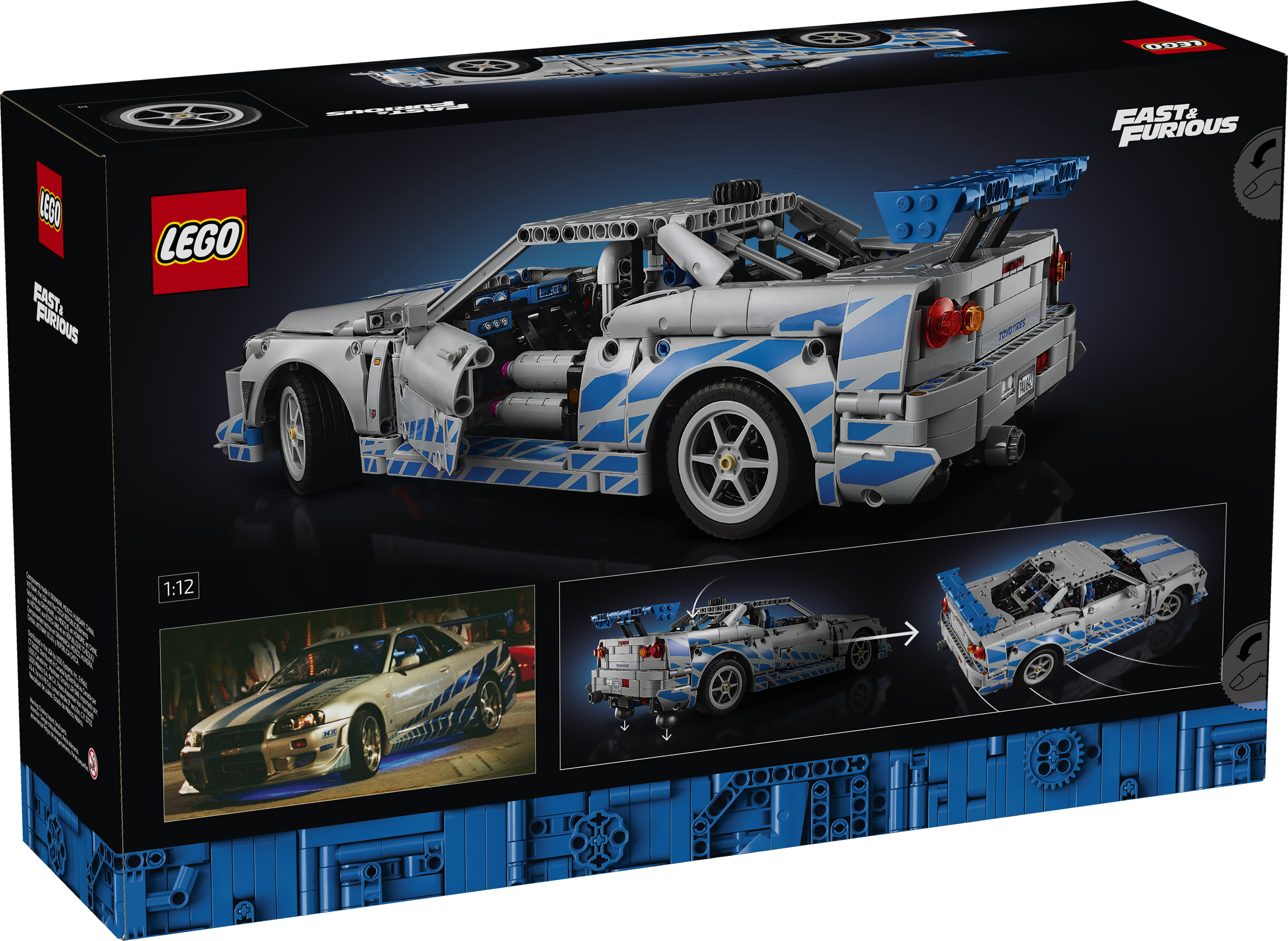 LEGO Technic Nissan Skyline GT-R 1410pcs - British product