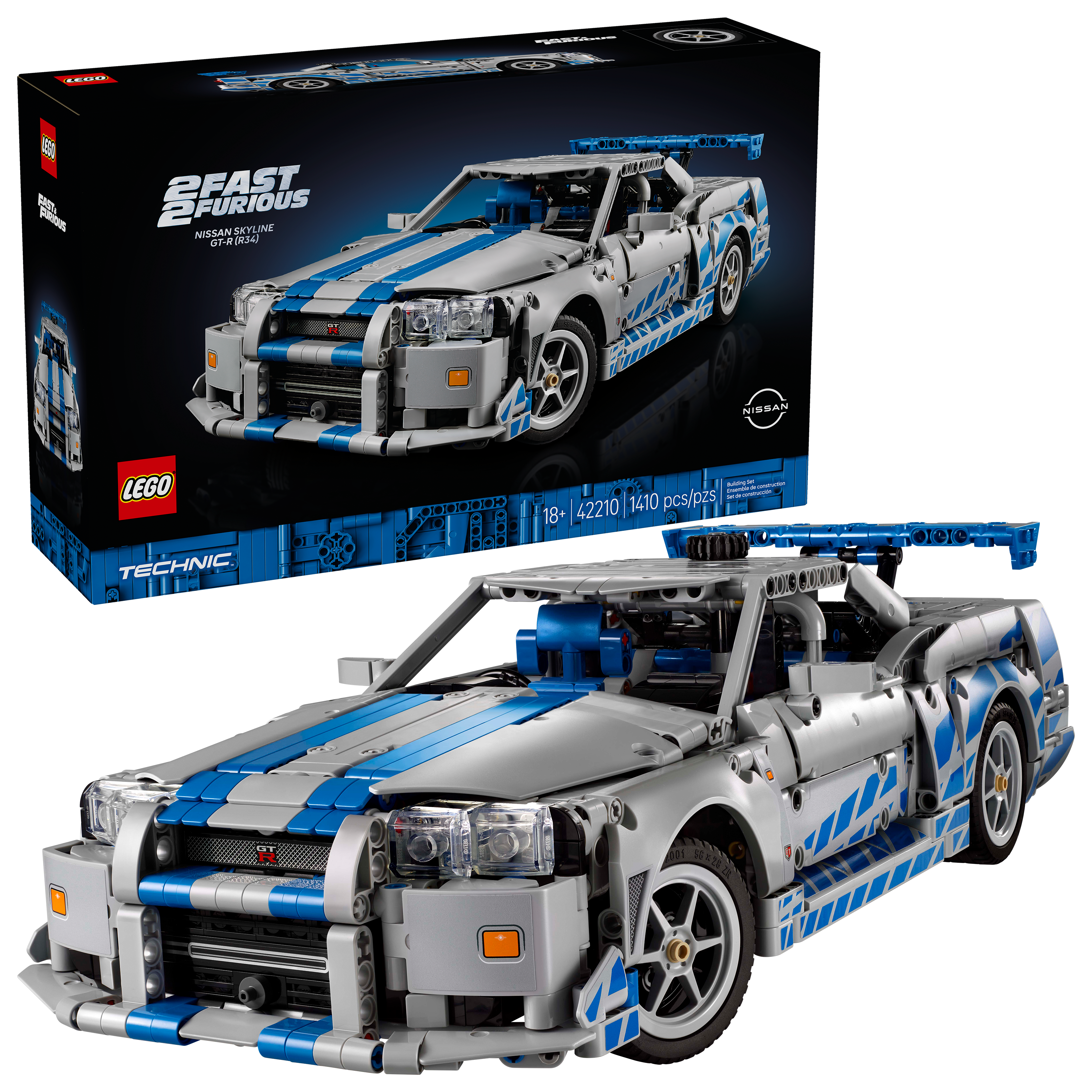 LEGO Technic Nissan Skyline GT-R 1410pcs - British product