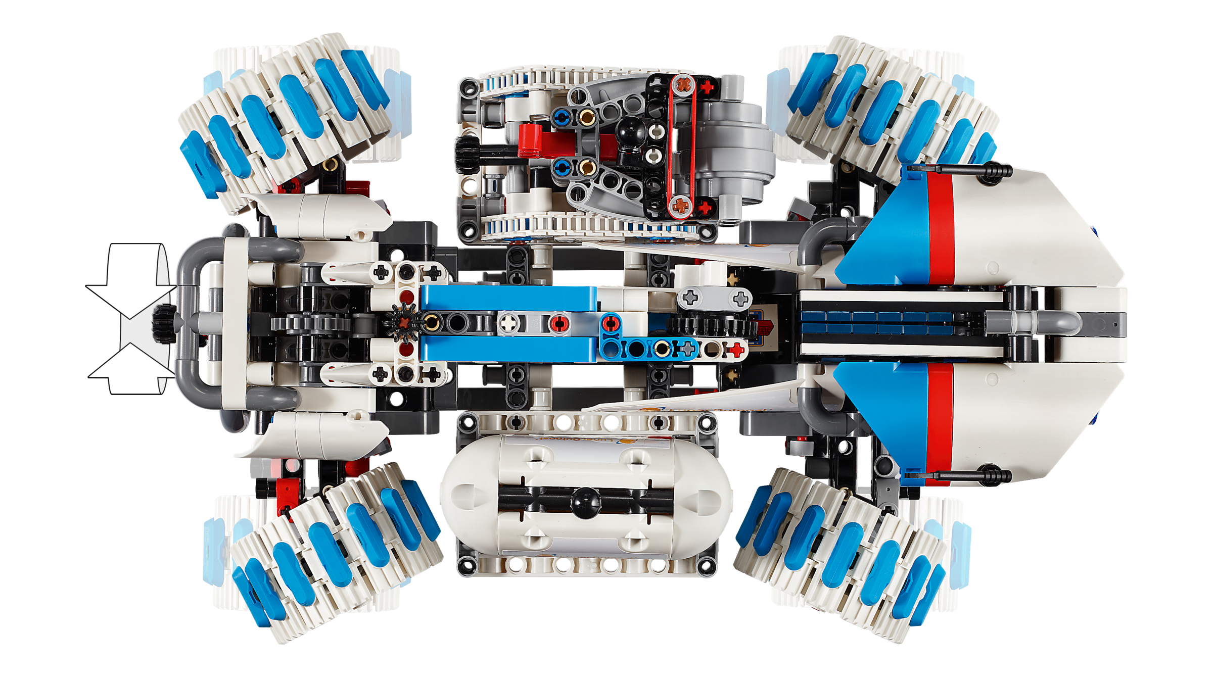 LEGO Lunar Outpost Moon Rover Space Vehicle 1082 Pieces , UK version