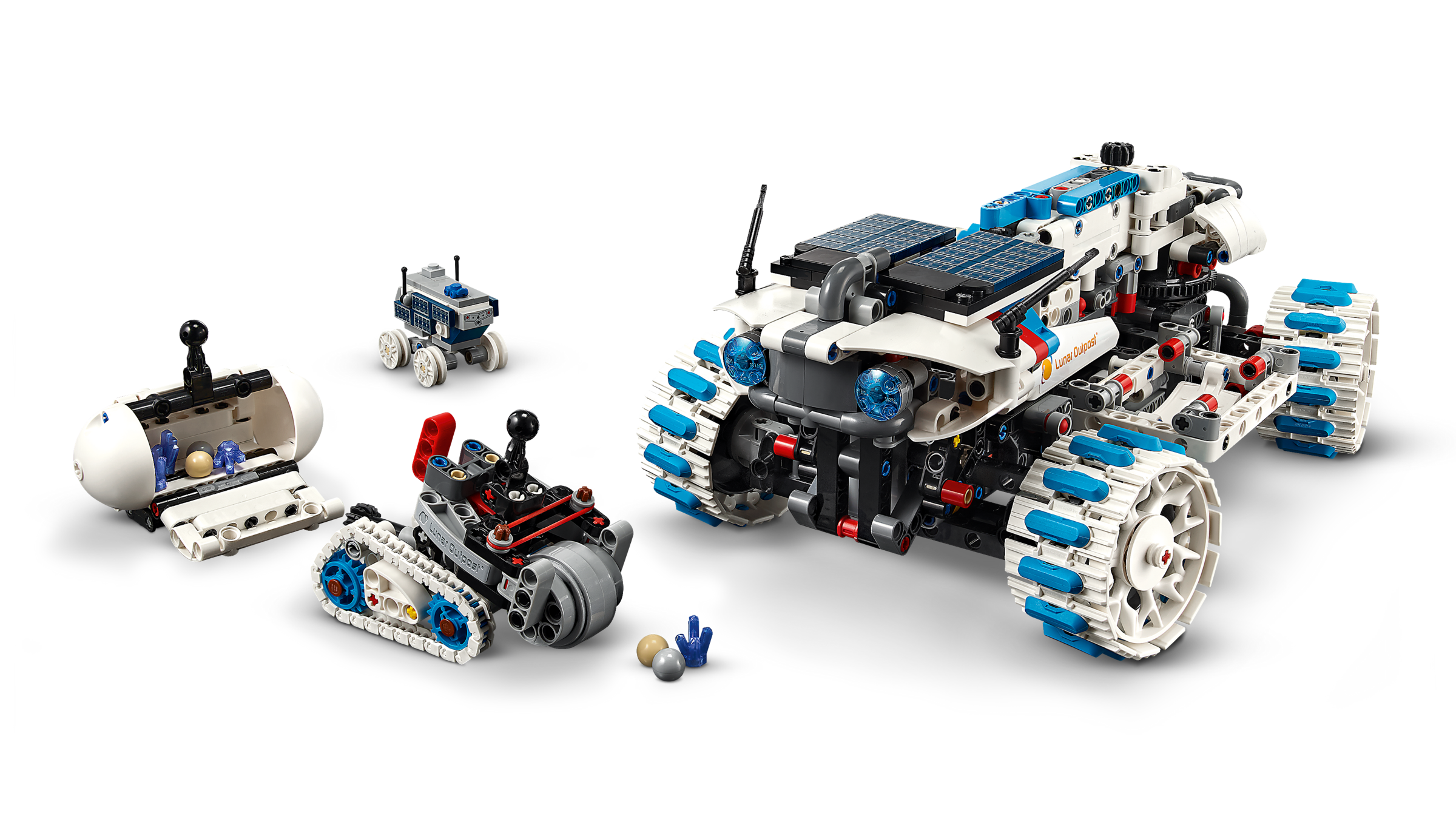 LEGO Lunar Outpost Moon Rover Space Vehicle 1082 Pieces , UK version