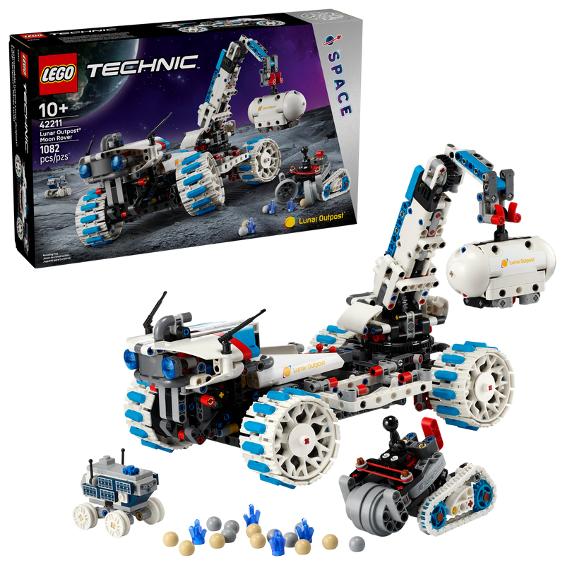 LEGO Lunar Outpost Moon Rover Space Vehicle 1082 Pieces , UK version