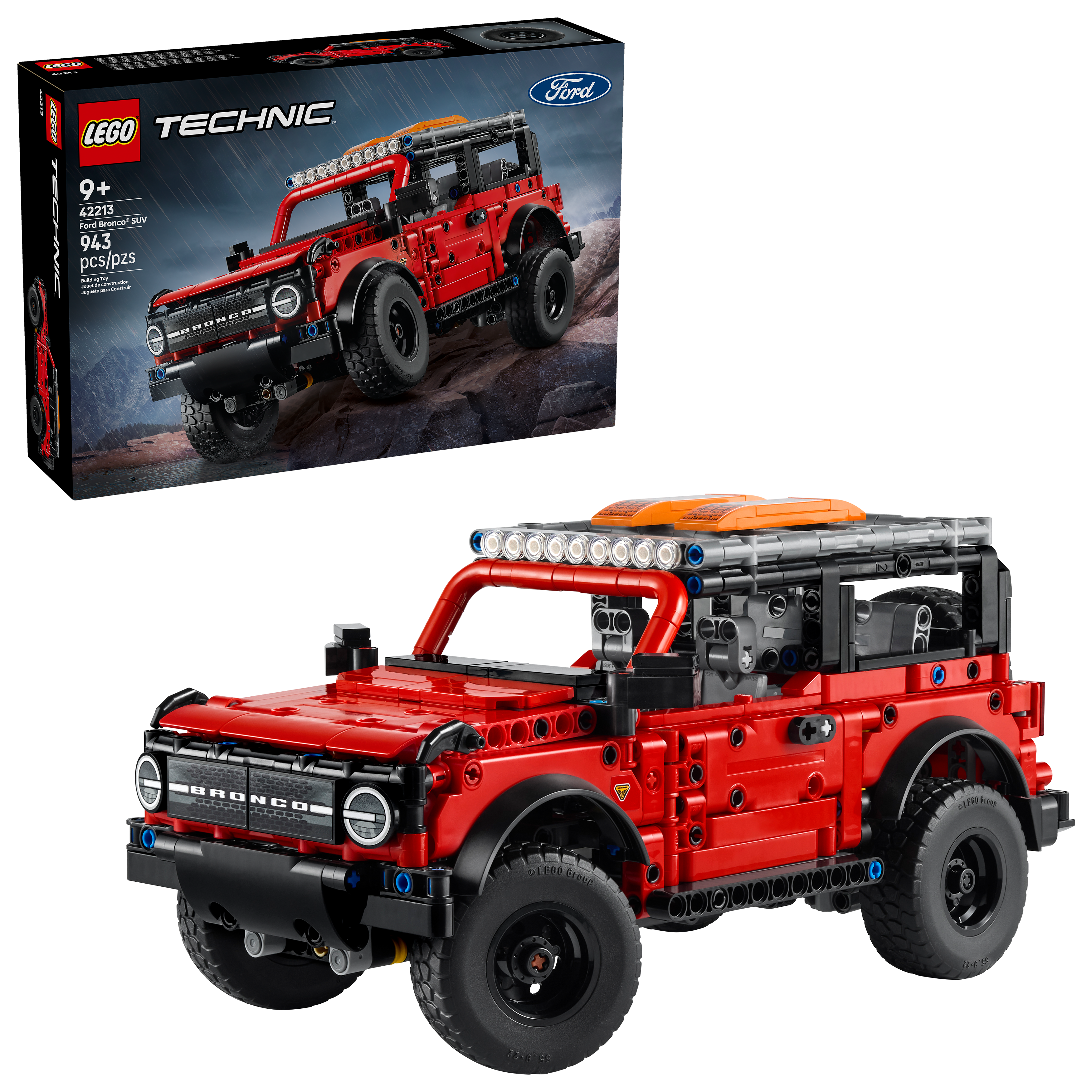 LEGO Technic Ford Bronco SUV model kit 943 pieces - British product