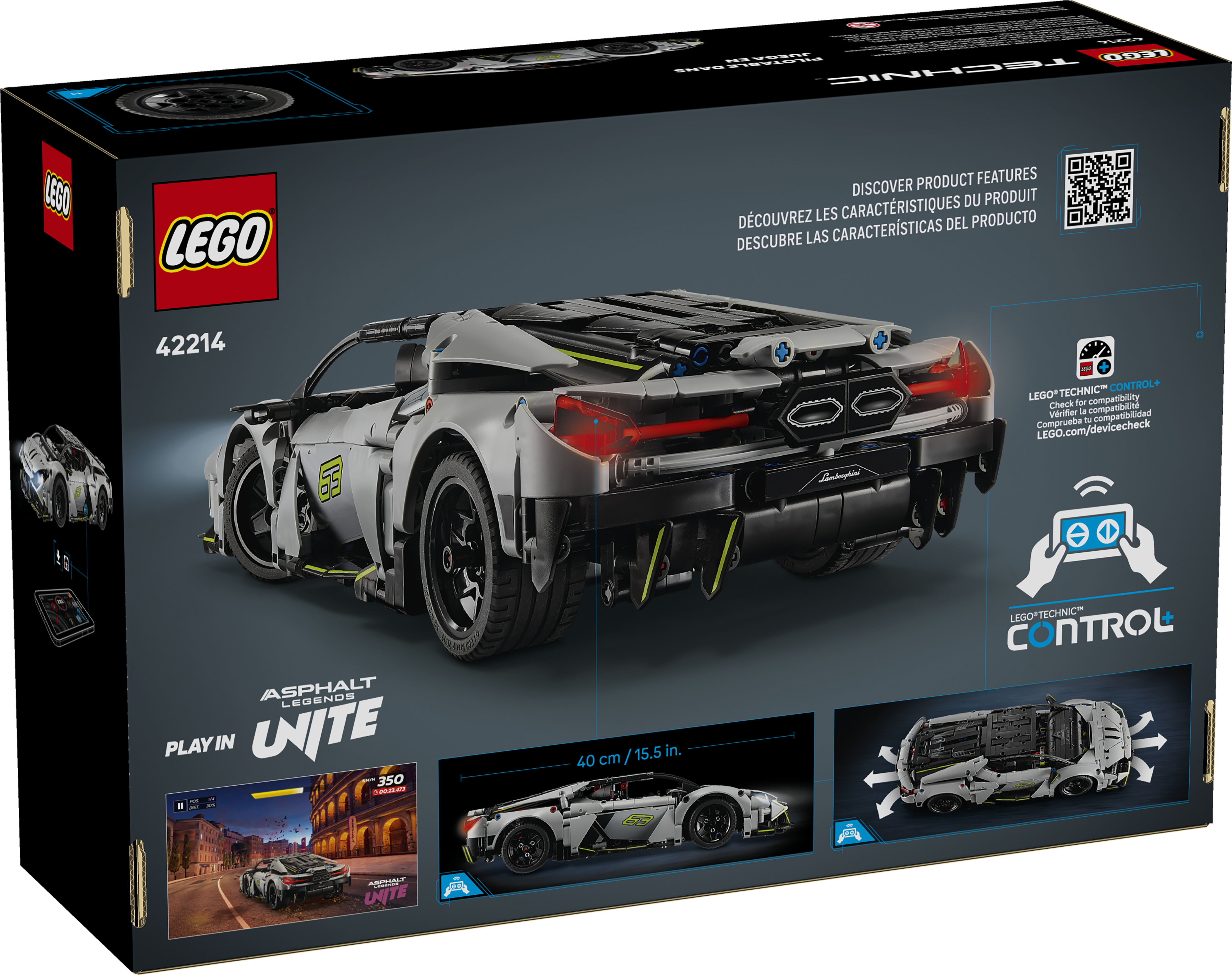 LEGO Technic Lamborghini Revuelto model 1135 pieces, UK version