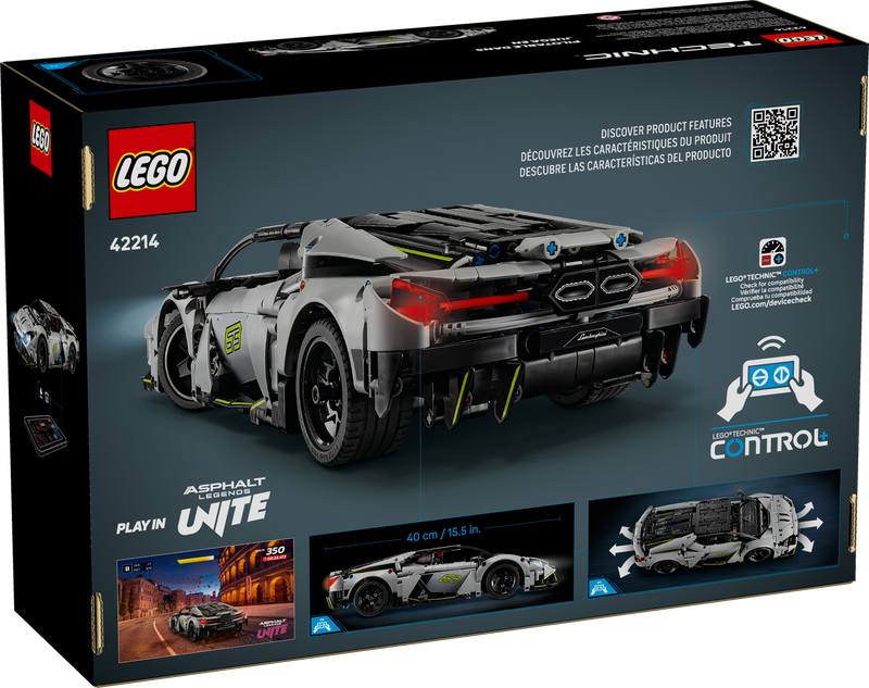 LEGO Technic Lamborghini Revuelto model 1135 pieces, UK version