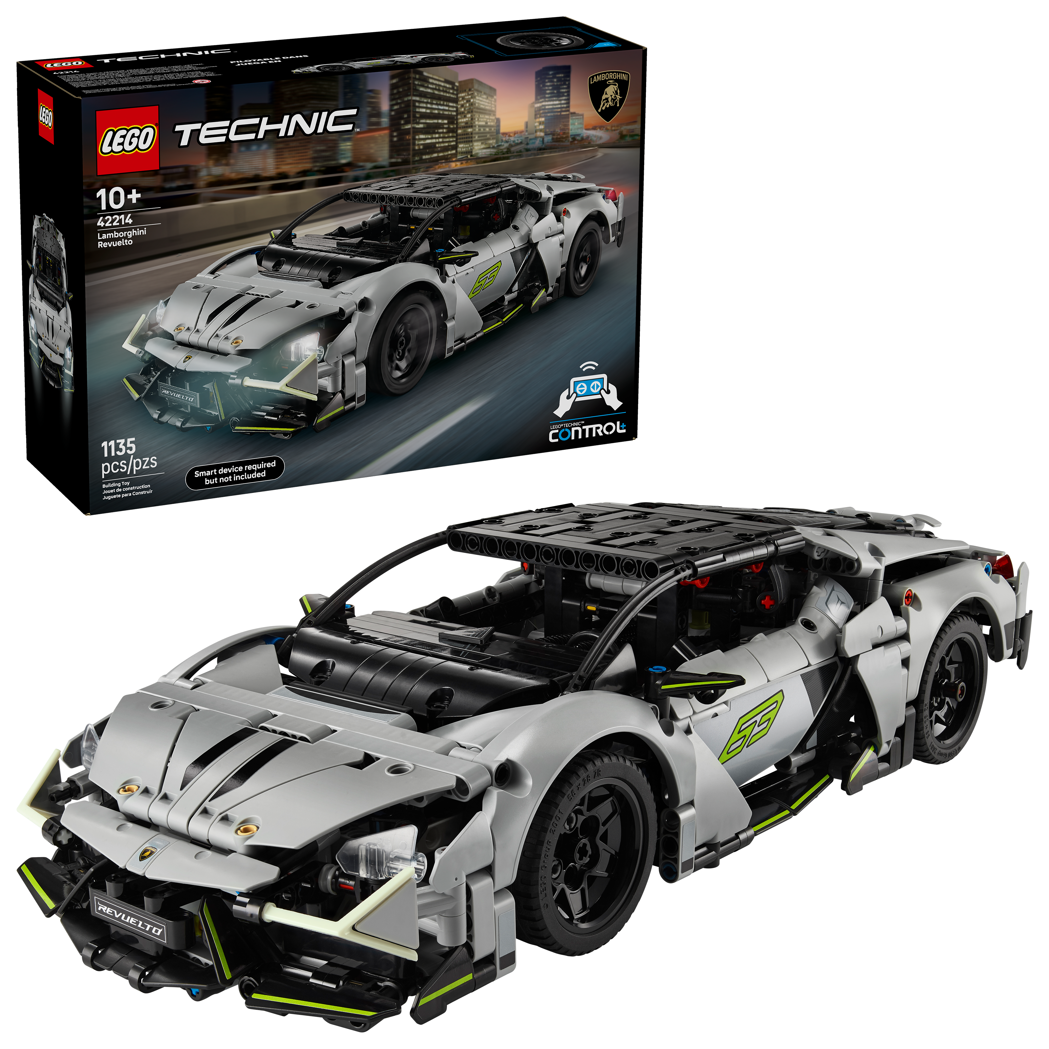LEGO Technic Lamborghini Revuelto model 1135 pieces, UK version