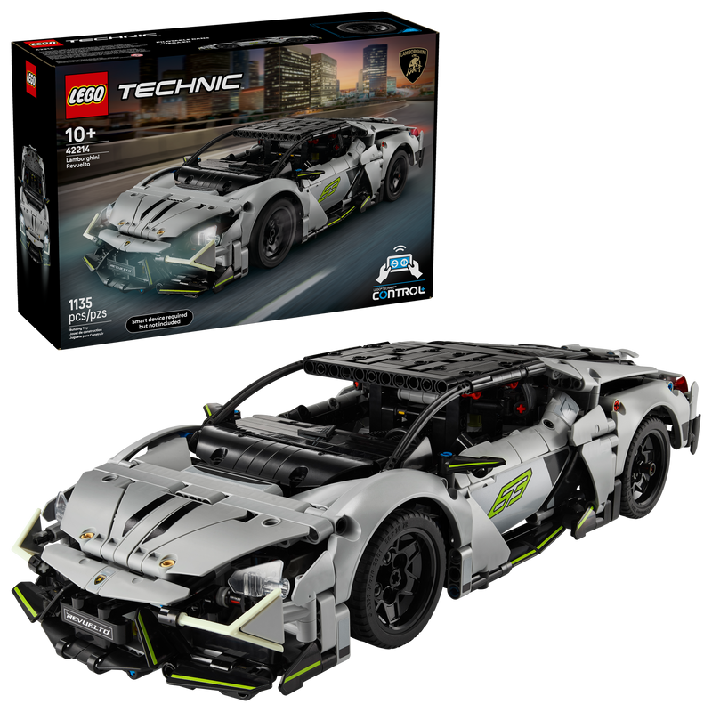 LEGO Technic Lamborghini Revuelto model 1135 pieces, UK version