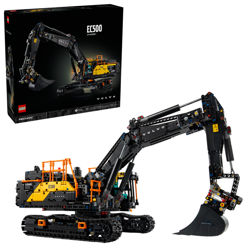 LEGO Volvo EC500 Hybrid Excavator 2359 Pieces (British brand)