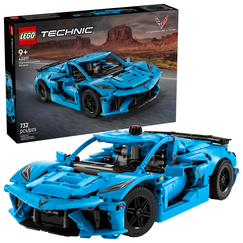 LEGO Chevrolet Corvette Stingray Building Set 732 Pieces - British product