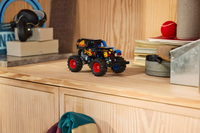 LEGO Technic Monster Jam Grave Digger Fire and Ice 263-piece set, imported from the UK