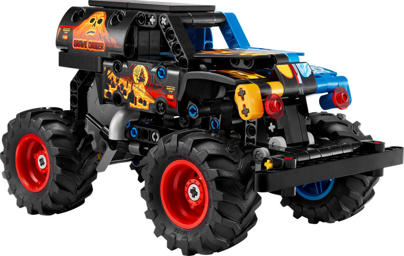 LEGO Technic Monster Jam Grave Digger Fire and Ice 263-piece set, imported from the UK