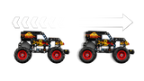 LEGO Technic Monster Jam Grave Digger Fire and Ice 263-piece set, imported from the UK