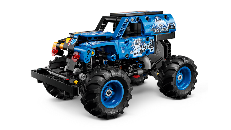 LEGO Technic Monster Jam Grave Digger Fire and Ice 263-piece set, imported from the UK