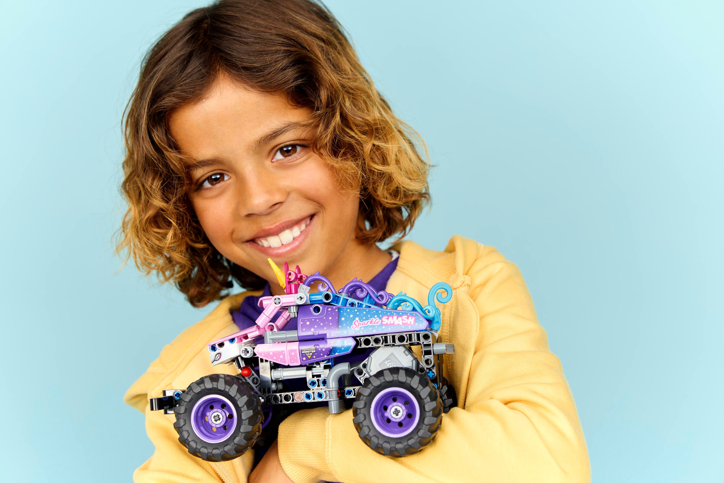 LEGO Technic Monster Jam Sparkle Smash pull-back truck (British brand)