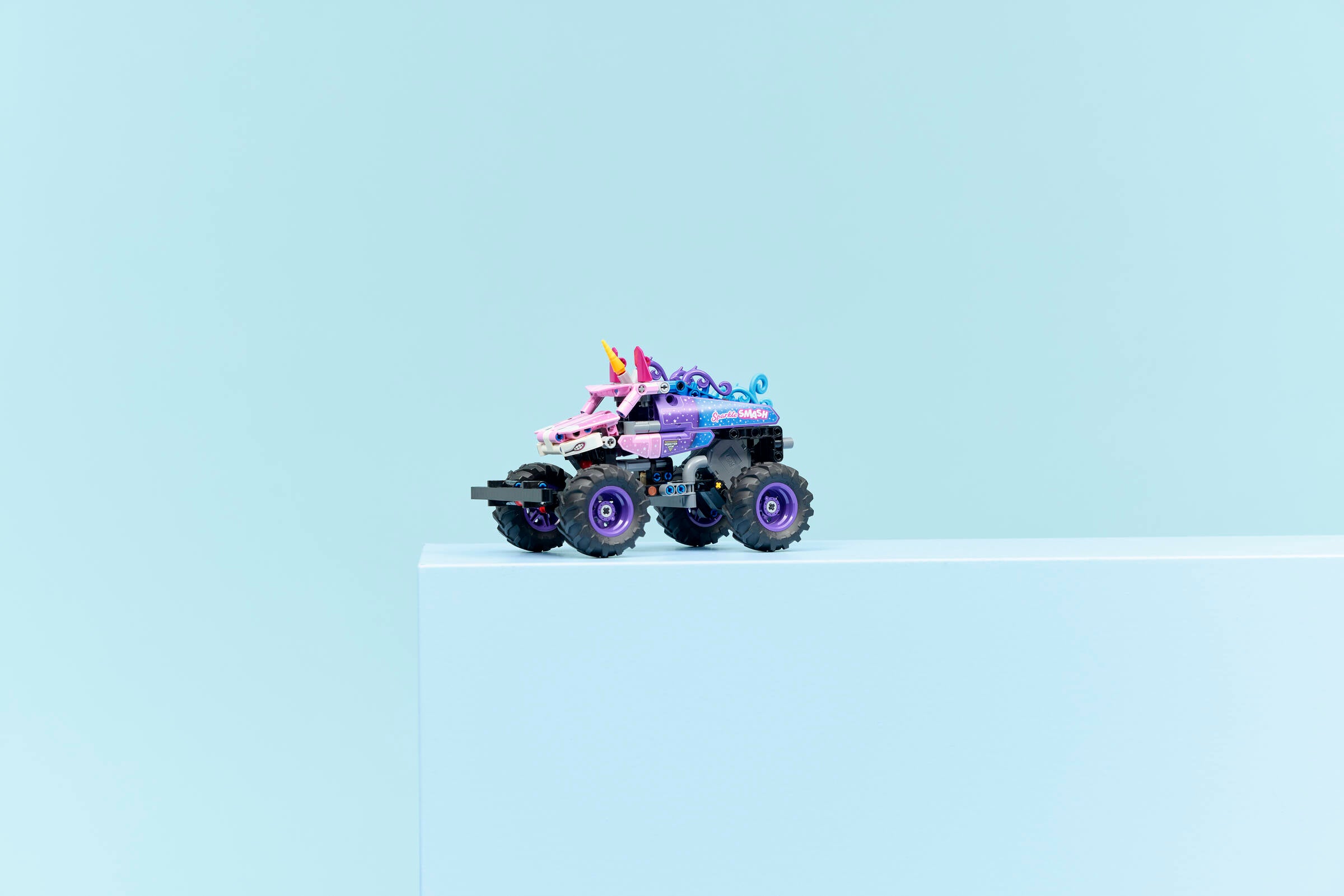 LEGO Technic Monster Jam Sparkle Smash pull-back truck (British brand)