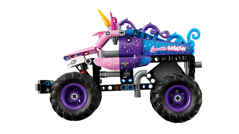 LEGO Technic Monster Jam Sparkle Smash pull-back truck (British brand)