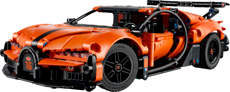 LEGO Technic Bugatti Chiron hypercar building set, UK version