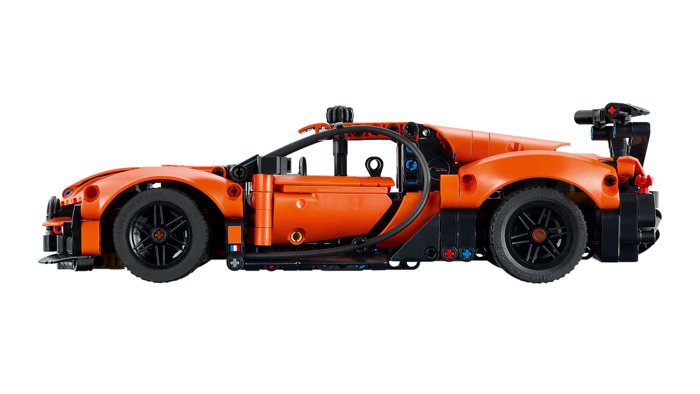 LEGO Technic Bugatti Chiron hypercar building set, UK version