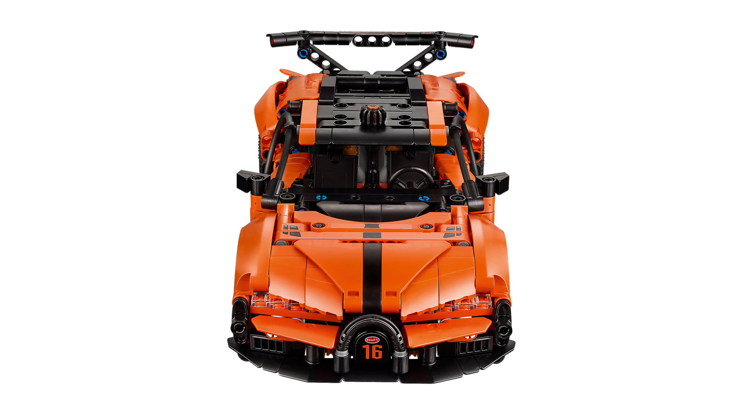 LEGO Technic Bugatti Chiron hypercar building set, UK version