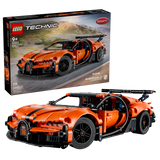 LEGO Technic Bugatti Chiron hypercar building set, UK version