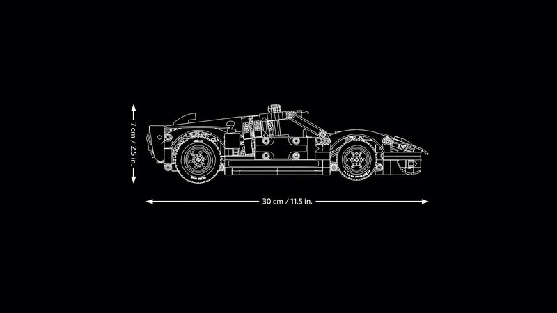 LEGO Technic Ford GT40 MKII race car 793-piece (British brand)