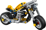LEGO yellow motorcycle building kit 151 pieces (British brand)