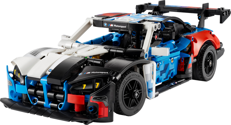 LEGO Technic BMW M4 GT3 EVO race car model kit, imported from the UK