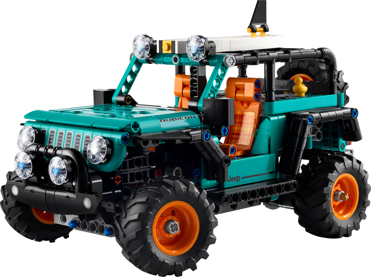 LEGO Technic Jeep Wrangler Rubicon SUV 723-piece, imported from the UK