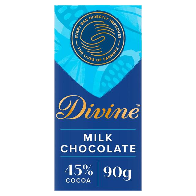 Divine 45% Cocoa Milk Chocolate Bar   90g GOODS M&S   