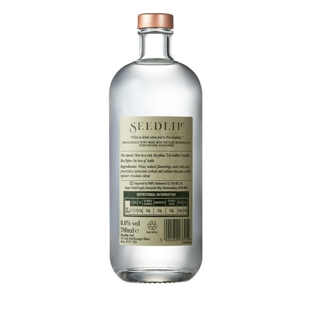 Seedlip Grove 42 Non-Alcoholic Spirit   70cl GOODS M&S   