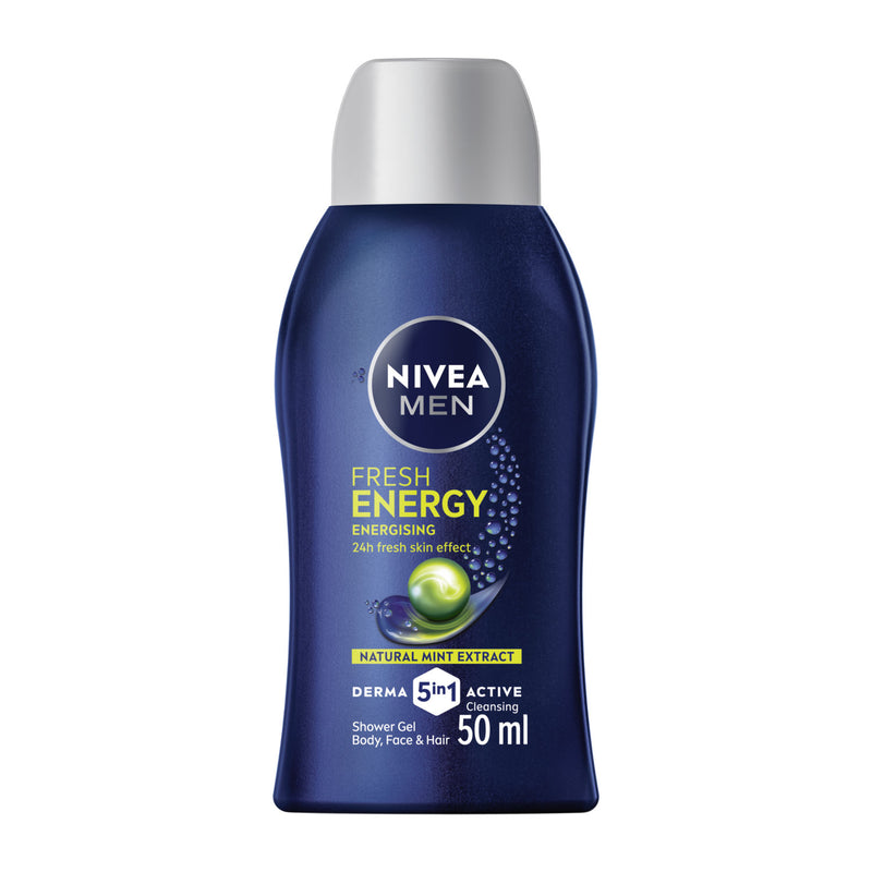 Nivea Men Fresh Energy shower gel 50ml (British brand)