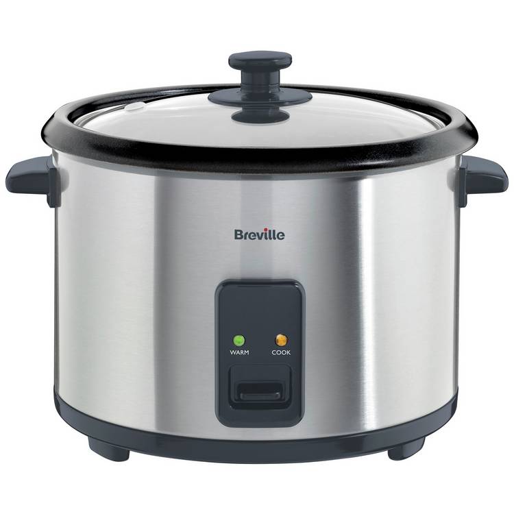 Breville 1.8L rice cooker and steamer stainless steel, imported from the UK