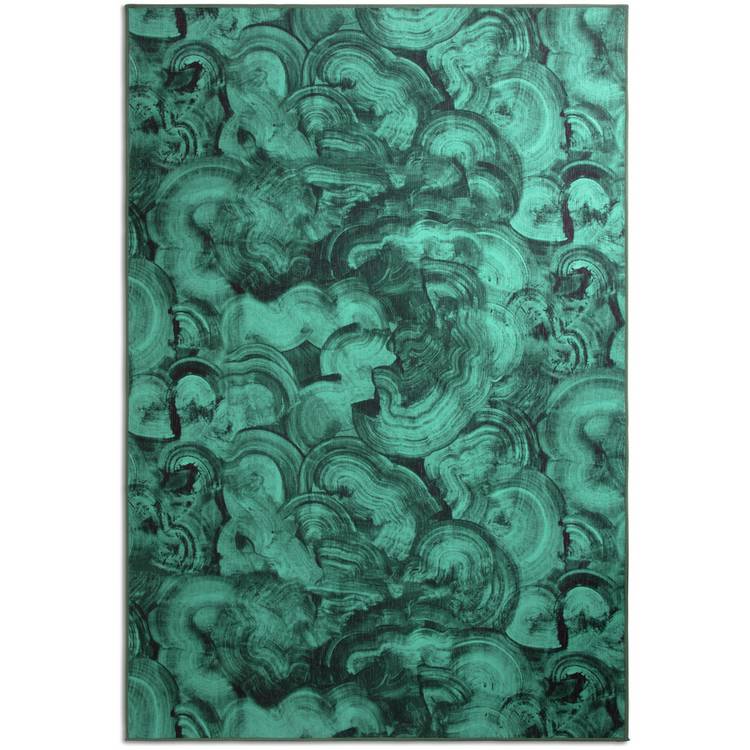 Habitat Malaki green flatweave rug 120x170cm (British brand)