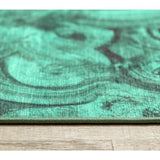 Habitat Malaki green flatweave rug 120x170cm (British brand)