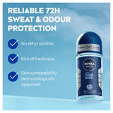 Nivea Cool Kick Anti-Perspirant Roll-On 50ml, imported from the UK