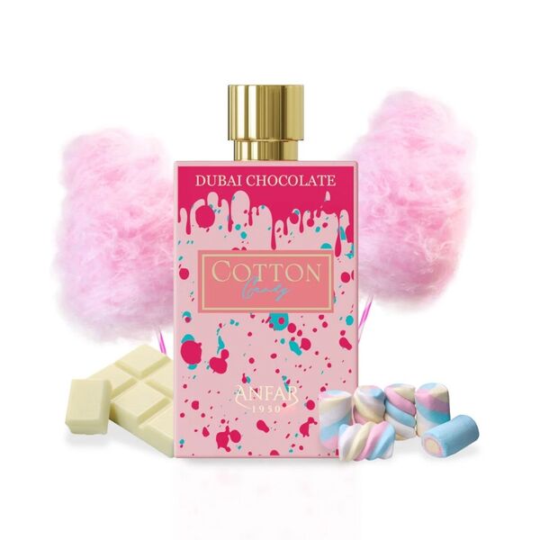 Anfar 1950 perfume Cotton Candy Dubai Chocolate 80ml - British product