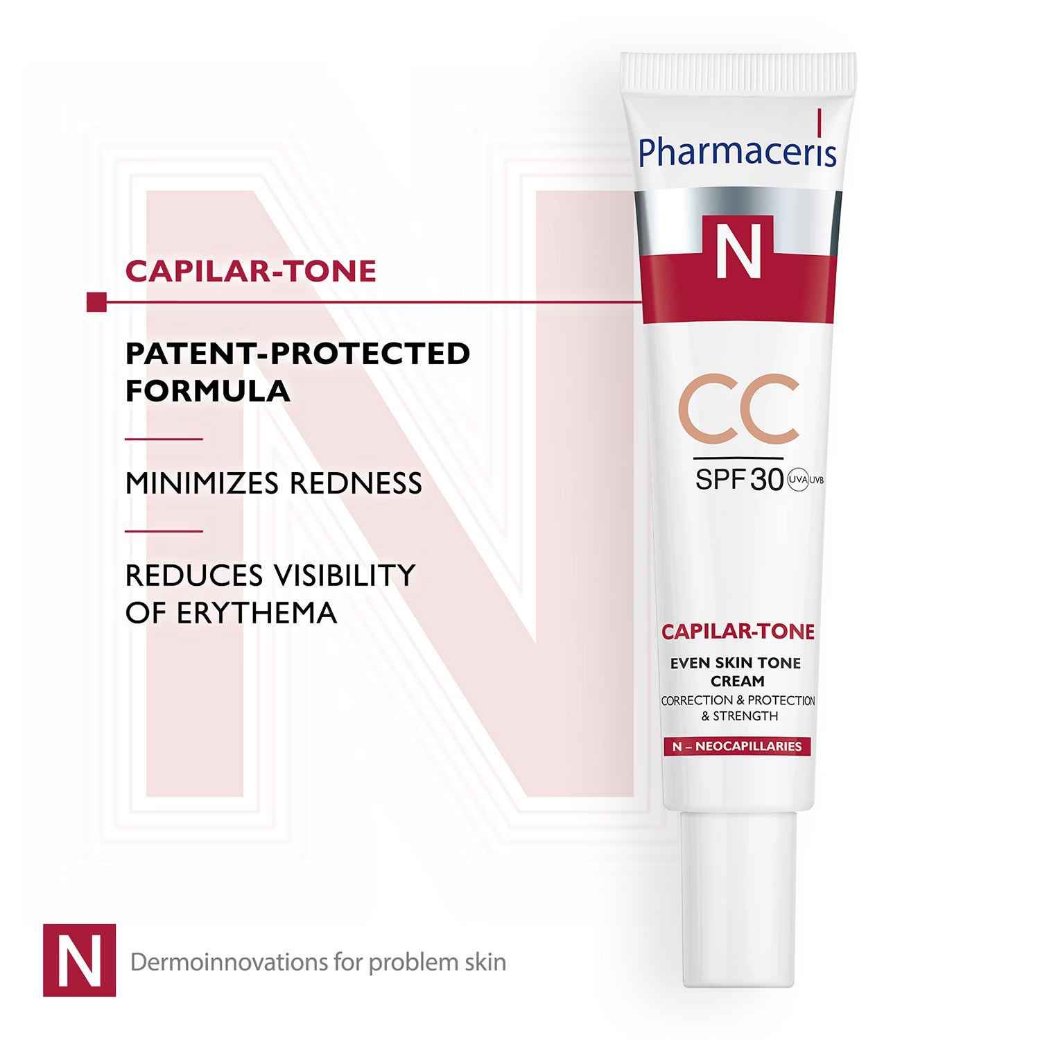 Pharmaceris N Capilar-Tone SPF 30 CC cream 40ml, UK version