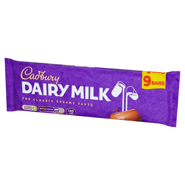 Cadbury Dairy Milk Chocolate Bar Multipack   9 x 27.2g GOODS M&S   