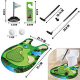 Leaper toilet mini golf set with mat and putter, UK version