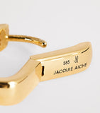 Jacquie Aiche single hoop earring diamond pavé - British product
