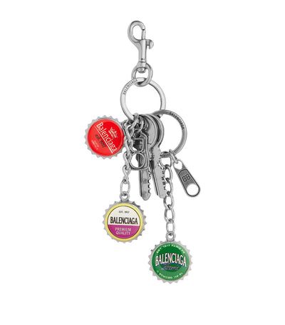 Decorative Metal Bottle Opener with Silver-Tone Hardware, 15cm x 7cm