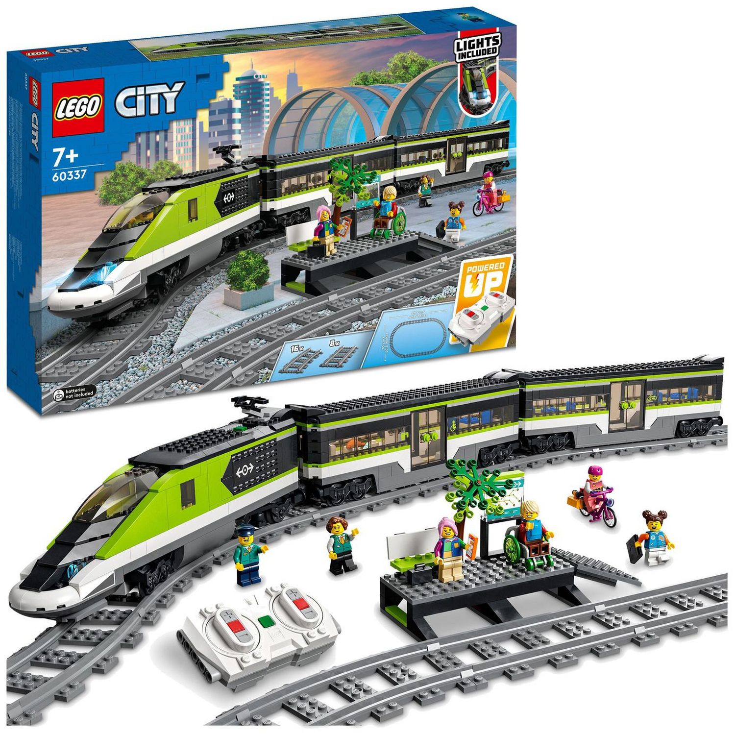 LEGO City Express Passenger Train set 764 pieces, UK version