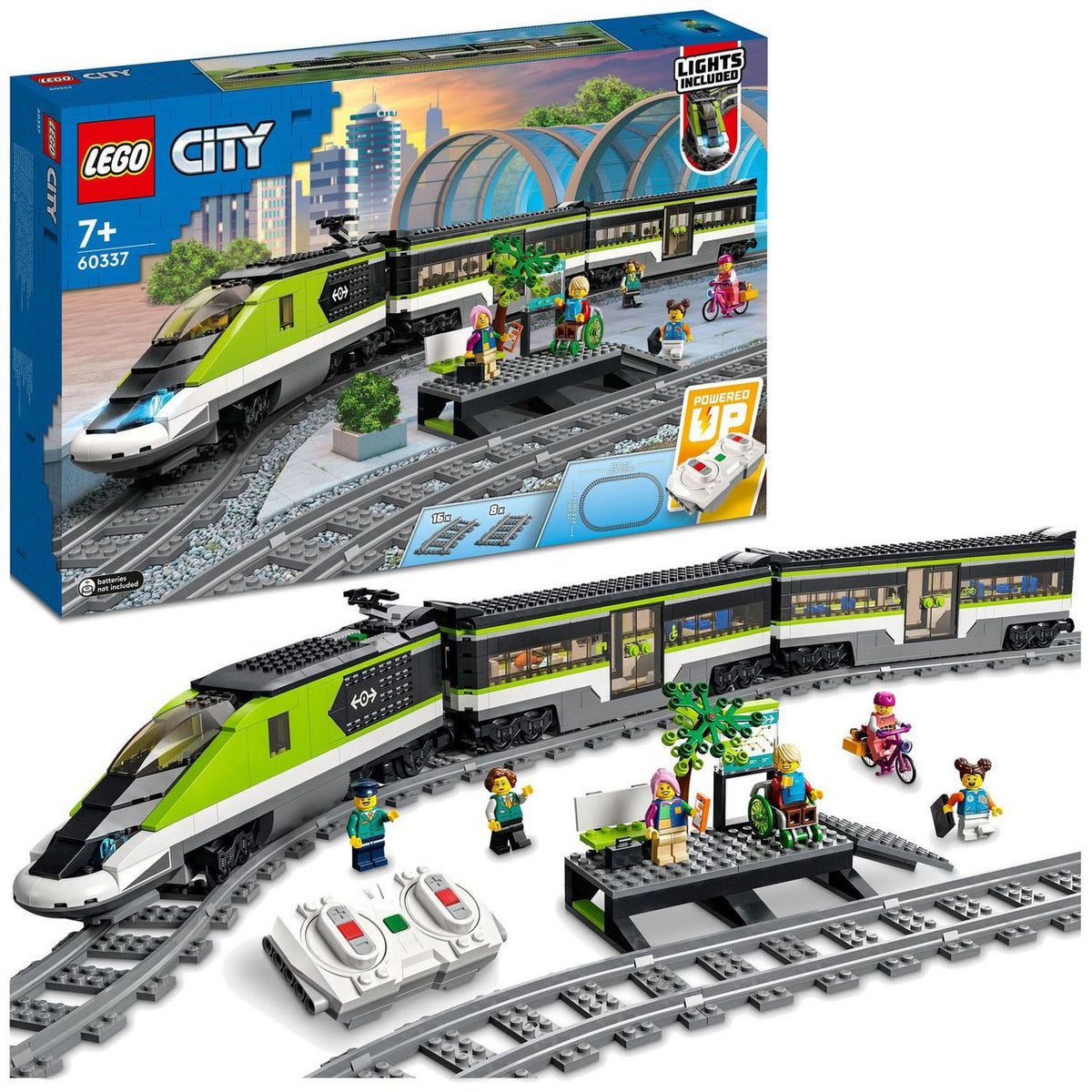 LEGO City Express Passenger Train set 764 pieces, UK version